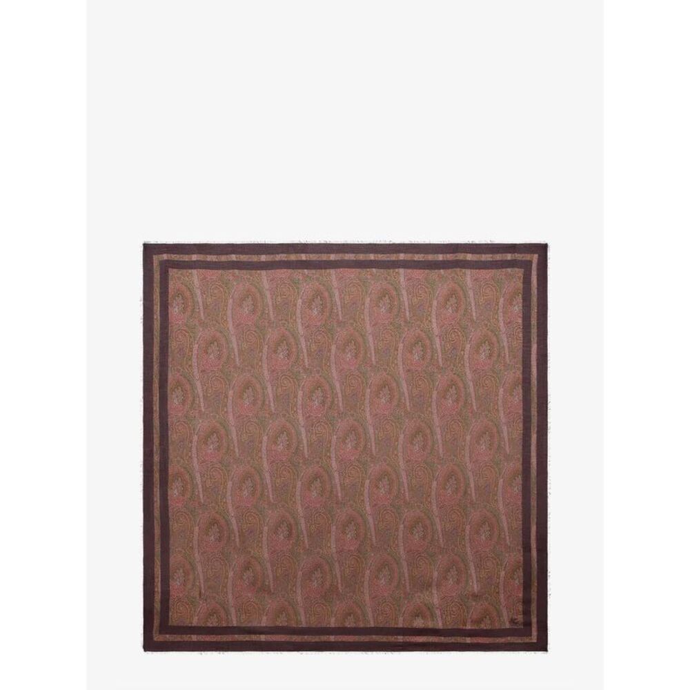 Etro Women Modal And Cashmere Shawl With Paisley Pattern